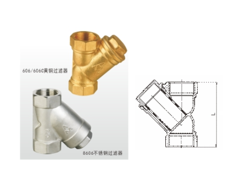 埃美柯閥門黃銅過濾器結(jié)構(gòu)圖